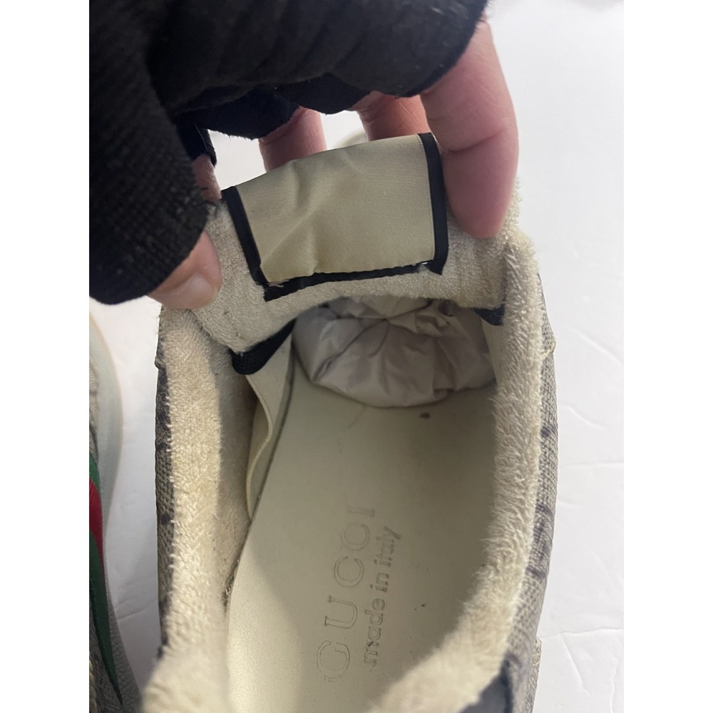 Gucci Screener GG Canvas Low-Top Sneakers Size 10 - Picture 12 of 16